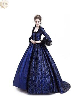 Medieval Queen Costume Victorian Dress Masquerade Ball Gown